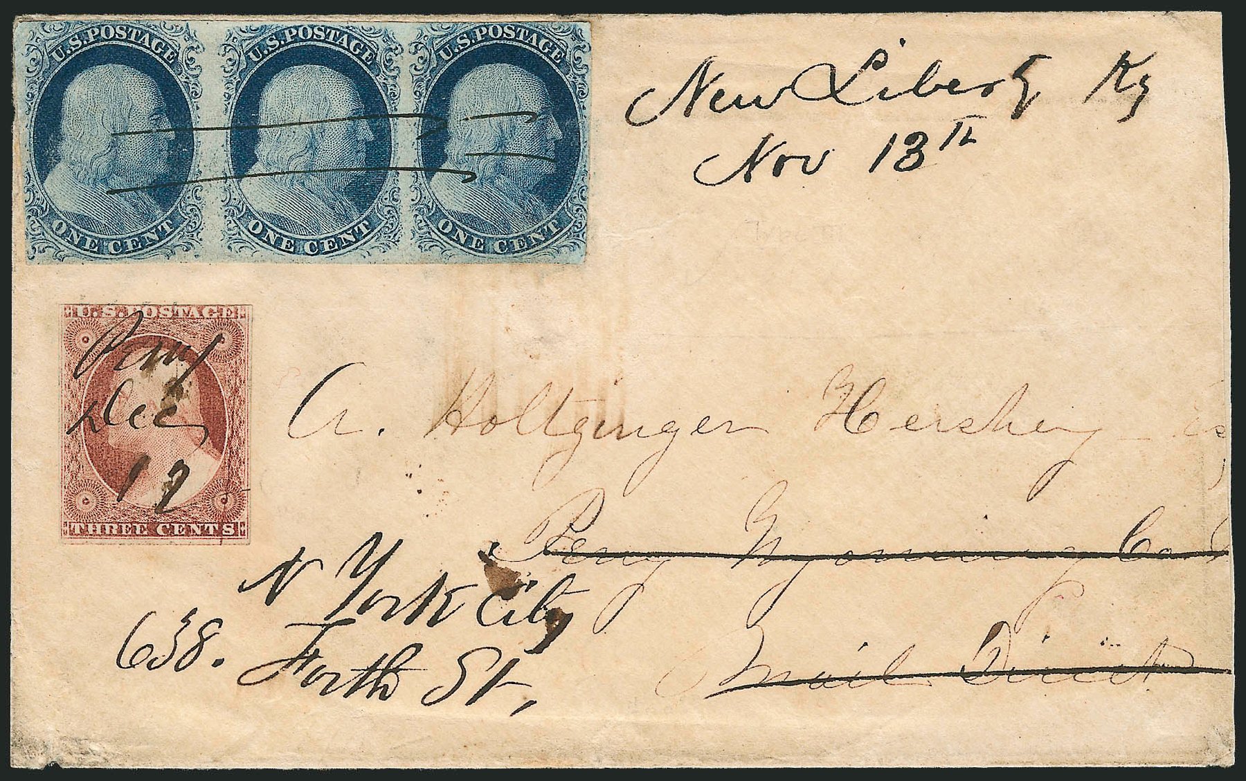 Value of US Stamps Scott Catalog 8: 1c 1857 Franklin. Robert Siegel Auction Galleries, Sep 2010, Sale 994, Lot 939