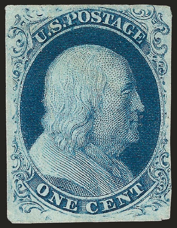 Value of US Stamps Scott 8: 1c 1857 Franklin. Robert Siegel Auction Galleries, Apr 2010, Sale 984, Lot 70