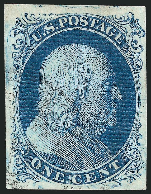 Prices of US Stamp Scott Cat. # 8: 1857 1c Franklin. Robert Siegel Auction Galleries, Dec 2010, Sale 998, Lot 441