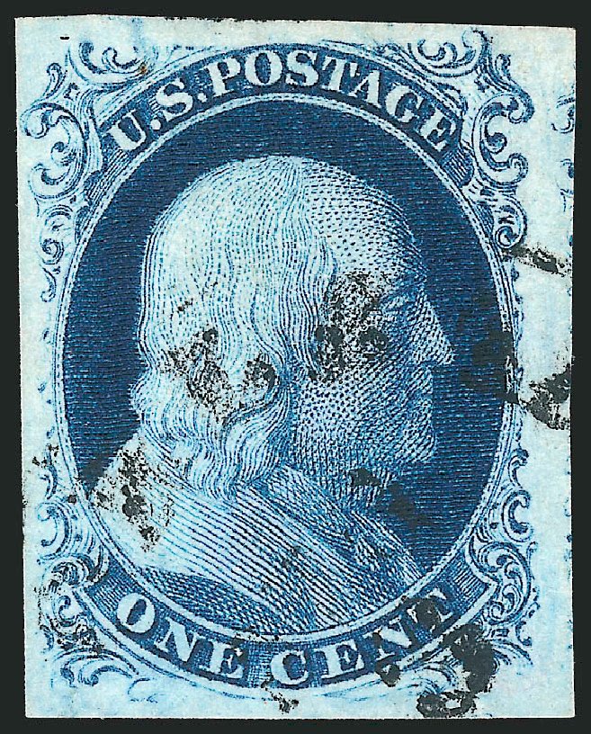Prices of US Stamps Scott # 8: 1c 1857 Franklin. Robert Siegel Auction Galleries, Nov 2014, Sale 1084, Lot 3042
