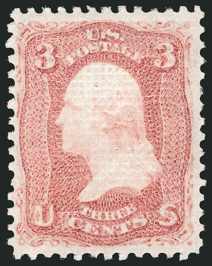 Prices of US Stamps Scott Cat. # 83: 3c 1867 Washington Grill. Robert Siegel Auction Galleries, Nov 2013, Sale 1057, Lot 640