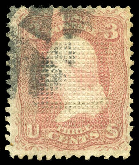 Costs of US Stamp Scott Catalogue #83 - 3c 1867 Washington Grill. Matthew Bennett International, May 2014, Sale 350, Lot 142