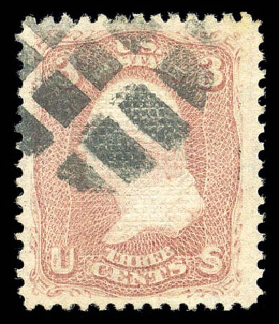 Prices of US Stamp Scott Catalogue # 83: 3c 1867 Washington Grill. Matthew Bennett International, Sep 2010, Sale 331, Lot 426