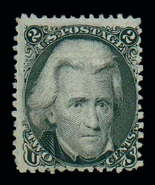 Values of US Stamp Scott Catalog # 84: 2c 1867 Jackson Grill. Matthew Bennett International, Dec 2007, Sale 325, Lot 1530