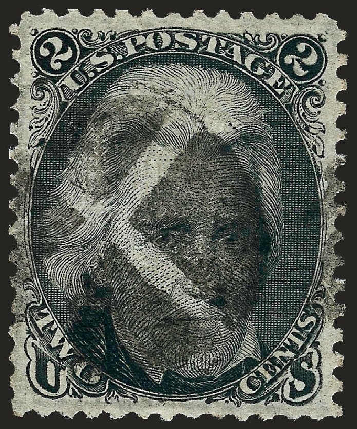Price of US Stamp Scott Cat. 84 - 1867 2c Jackson Grill. Robert Siegel Auction Galleries, Oct 2008, Sale 963, Lot 560