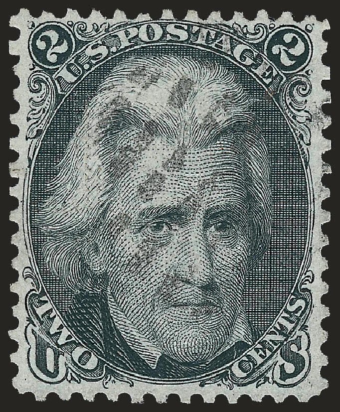 Cost of US Stamp Scott Cat. #84 - 1867 2c Jackson Grill. Robert Siegel Auction Galleries, Jun 2010, Sale 992, Lot 2140