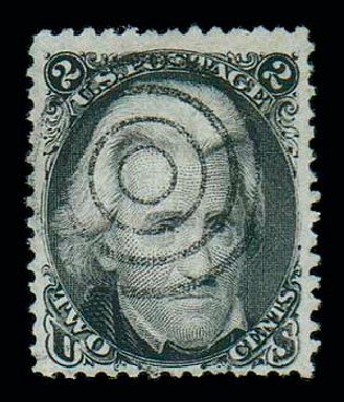 Cost of US Stamps Scott #84 - 1867 2c Jackson Grill. Matthew Bennett International, Dec 2007, Sale 325, Lot 1531