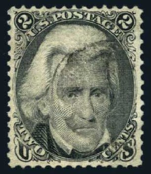 Cost of US Stamps Scott 84: 1867 2c Jackson Grill. Harmer-Schau Auction Galleries, Aug 2014, Sale 102, Lot 1724