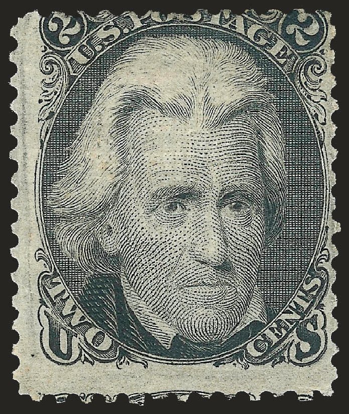 US Stamps Price Scott Catalogue # 84 - 2c 1867 Jackson Grill. Robert Siegel Auction Galleries, Dec 2009, Sale 982, Lot 5235
