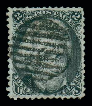 Price of US Stamp Scott Catalog # 84 - 2c 1867 Jackson Grill. Matthew Bennett International, Dec 2007, Sale 323, Lot 232