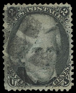 US Stamps Price Scott Catalogue 84 - 2c 1867 Jackson Grill. Daniel Kelleher Auctions, Aug 2012, Sale 631, Lot 783