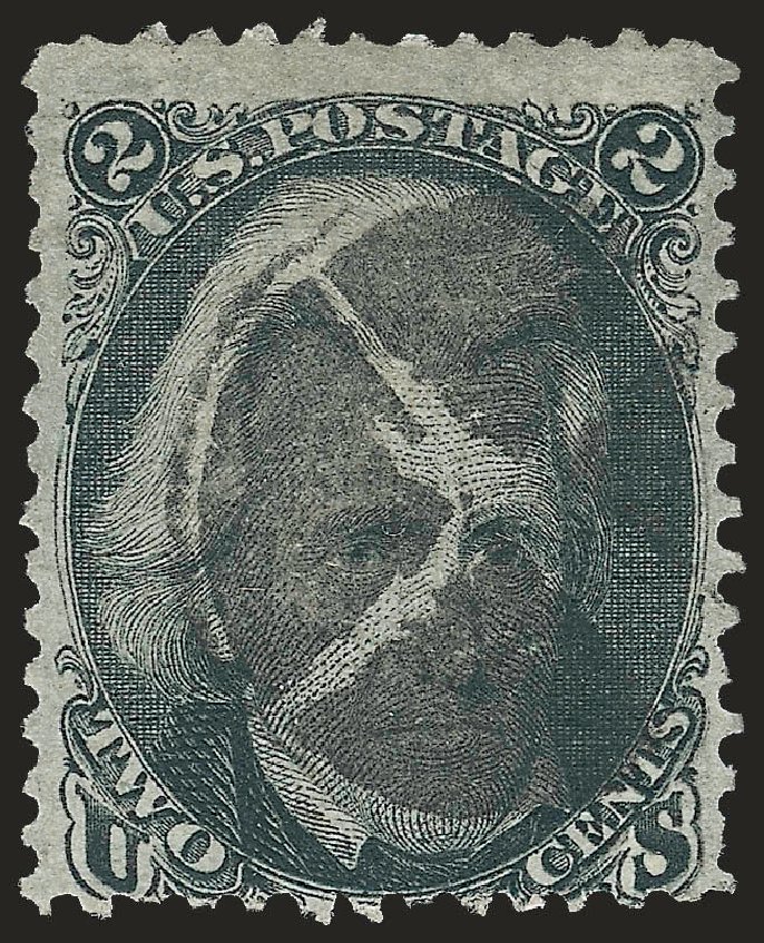 Costs of US Stamp Scott Catalogue 84: 1867 2c Jackson Grill. Robert Siegel Auction Galleries, Jun 2009, Sale 975, Lot 1286