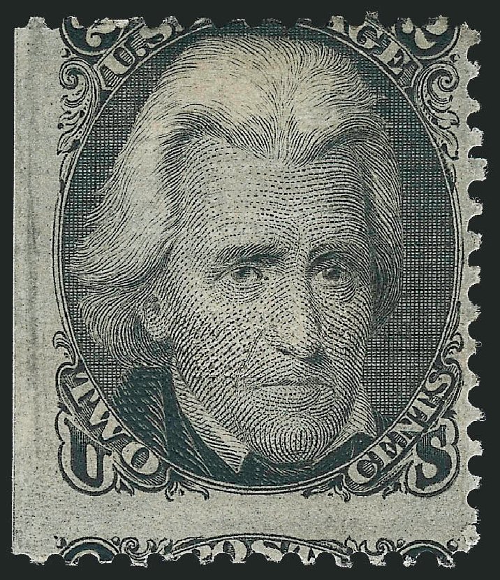 US Stamp Prices Scott Cat. 84: 1867 2c Jackson Grill. Robert Siegel Auction Galleries, Dec 2009, Sale 982, Lot 5236