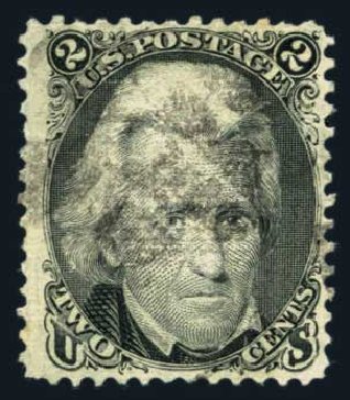 Costs of US Stamp Scott Catalogue 85B: 2c 1868 Jackson Grill. Harmer-Schau Auction Galleries, Aug 2014, Sale 102, Lot 1727