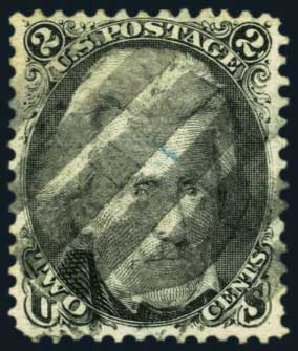 Costs of US Stamp Scott Catalog #85B: 1868 2c Jackson Grill. Harmer-Schau Auction Galleries, Aug 2012, Sale 94, Lot 1137