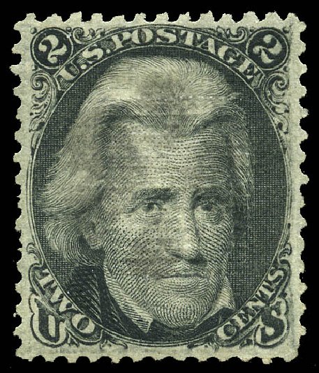 Cost of US Stamps Scott Cat. # 85B: 1868 2c Jackson Grill. Matthew Bennett International, May 2014, Sale 350, Lot 148