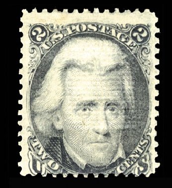 Value of US Stamp Scott Cat. 85B - 2c 1868 Jackson Grill. Cherrystone Auctions, Jun 2012, Sale 201206, Lot 48