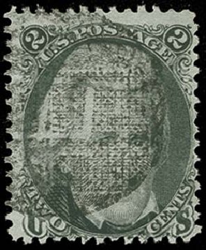 Costs of US Stamps Scott Cat. # 85B - 1868 2c Jackson Grill. H.R. Harmer, Oct 2014, Sale 3006, Lot 1128