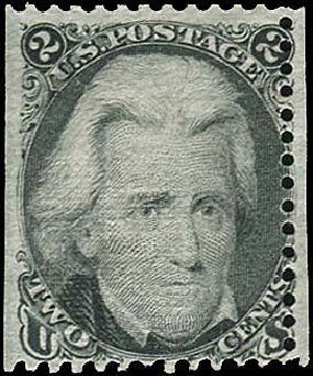 Prices of US Stamps Scott Cat. #85B - 1868 2c Jackson Grill. Regency-Superior, Nov 2014, Sale 108, Lot 208
