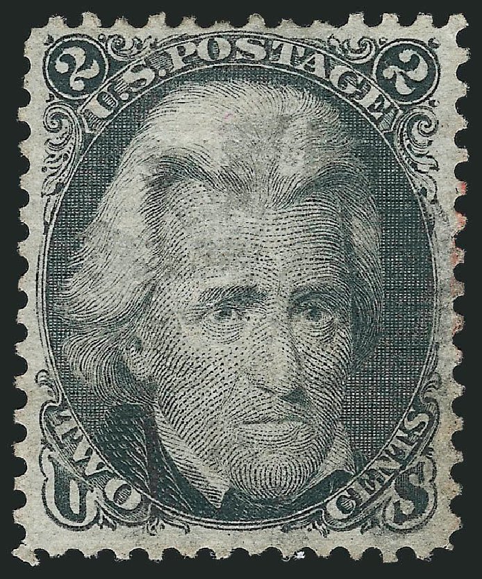 Value of US Stamp Scott Catalogue #85B - 2c 1868 Jackson Grill. Robert Siegel Auction Galleries, Mar 2013, Sale 1040, Lot 1318