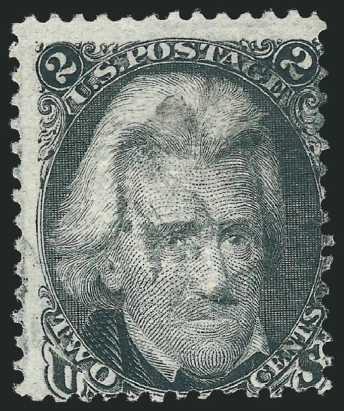 Values of US Stamp Scott Cat. 85B - 2c 1868 Jackson Grill. Robert Siegel Auction Galleries, Sep 2010, Sale 993, Lot 478