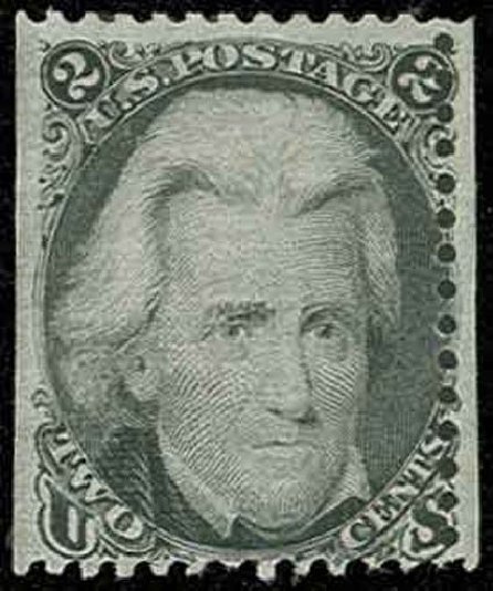 US Stamps Values Scott Cat. # 85B - 2c 1868 Jackson Grill. H.R. Harmer, Nov 2013, Sale 3004, Lot 1079