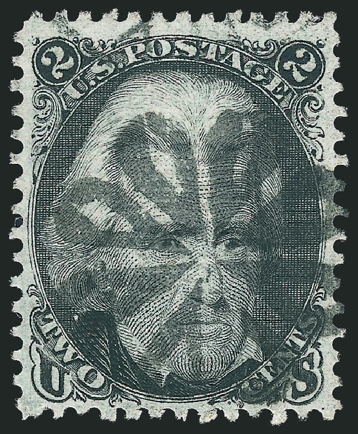 Values of US Stamps Scott #85B - 1868 2c Jackson Grill. Robert Siegel Auction Galleries, Jun 2012, Sale 1026, Lot 1229