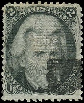 US Stamps Prices Scott Cat. #85B - 2c 1868 Jackson Grill. Regency-Superior, Jan 2015, Sale 109, Lot 690