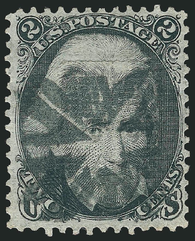 Cost of US Stamps Scott 85B: 1868 2c Jackson Grill. Robert Siegel Auction Galleries, Oct 2011, Sale 1014, Lot 1230