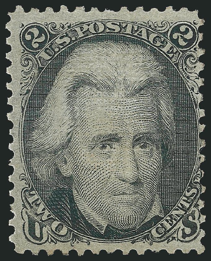 Values of US Stamps Scott 85B: 1868 2c Jackson Grill. Robert Siegel Auction Galleries, Dec 2012, Sale 1037, Lot 1590