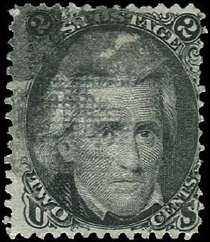 US Stamps Price Scott Cat. 85B: 1868 2c Jackson Grill. Regency-Superior, Nov 2014, Sale 108, Lot 211