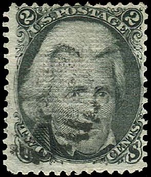 Values of US Stamp Scott Cat. 85B - 1868 2c Jackson Grill. Regency-Superior, Jan 2015, Sale 109, Lot 691