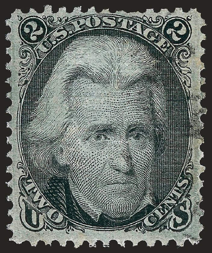 Value of US Stamps Scott #85B: 1868 2c Jackson Grill. Robert Siegel Auction Galleries, Jun 2009, Sale 975, Lot 1291