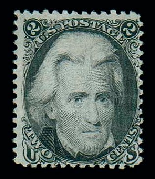 Price of US Stamp Scott Catalogue #85B: 1868 2c Jackson Grill. Matthew Bennett International, Dec 2007, Sale 325, Lot 1534