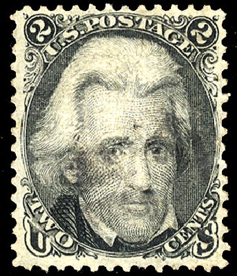 Cost of US Stamps Scott 85B: 1868 2c Jackson Grill. Cherrystone Auctions, Jun 2011, Sale 201106, Lot 24
