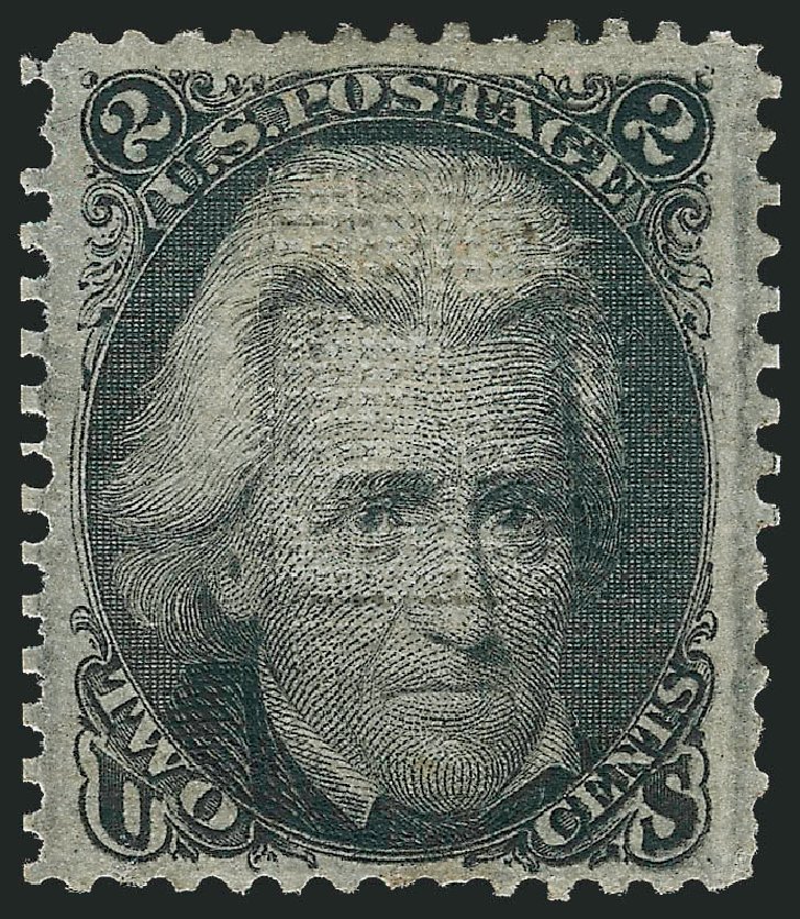 Cost of US Stamps Scott Catalogue #85B: 2c 1868 Jackson Grill. Robert Siegel Auction Galleries, Mar 2012, Sale 1021, Lot 244