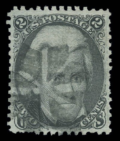 US Stamp Prices Scott Catalogue 85B: 2c 1868 Jackson Grill. Matthew Bennett International, Sep 2010, Sale 333, Lot 3455