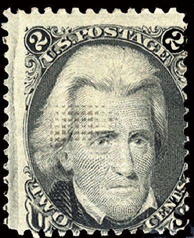 US Stamp Price Scott Cat. 85B - 1868 2c Jackson Grill. Cherrystone Auctions, Nov 2010, Sale 201011, Lot 85