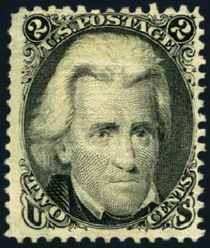 Price of US Stamps Scott Cat. 85B - 2c 1868 Jackson Grill. Harmer-Schau Auction Galleries, Aug 2012, Sale 94, Lot 1135