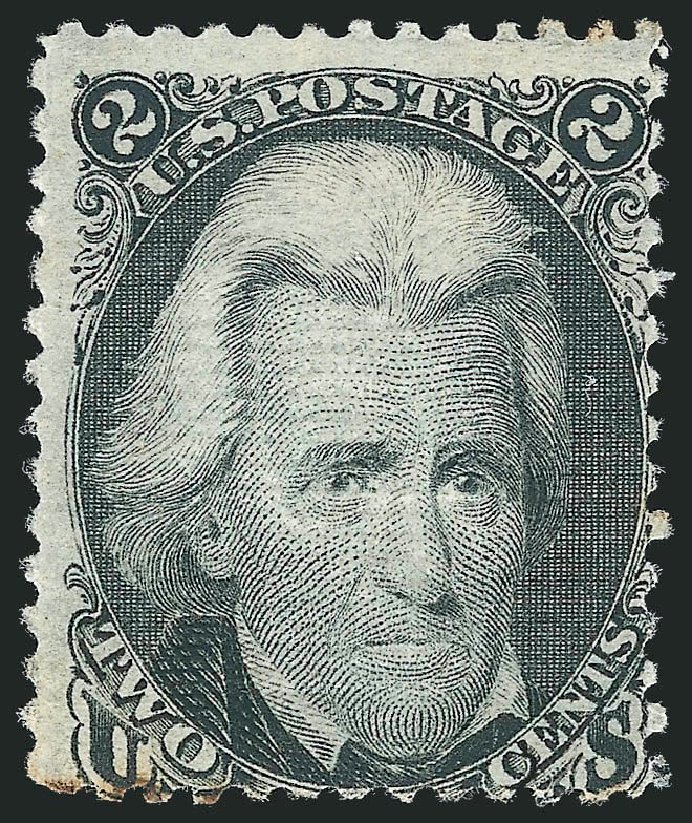 Costs of US Stamp Scott Catalogue #85B - 2c 1868 Jackson Grill. Robert Siegel Auction Galleries, Nov 2013, Sale 1057, Lot 645