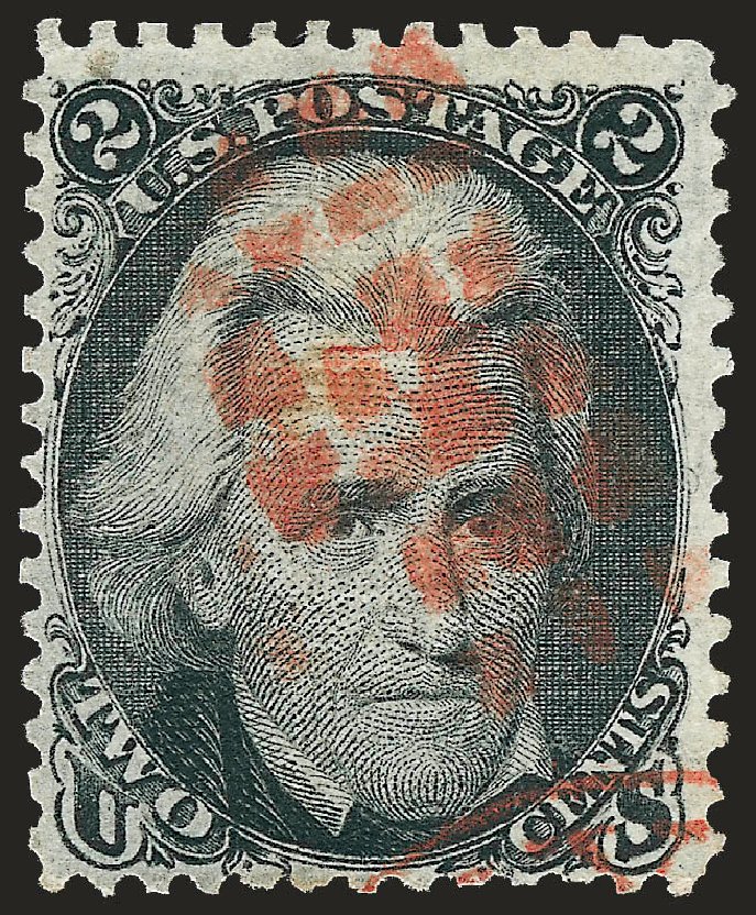 Prices of US Stamp Scott Catalogue # 85B - 2c 1868 Jackson Grill. Robert Siegel Auction Galleries, Sep 2008, Sale 962, Lot 2345