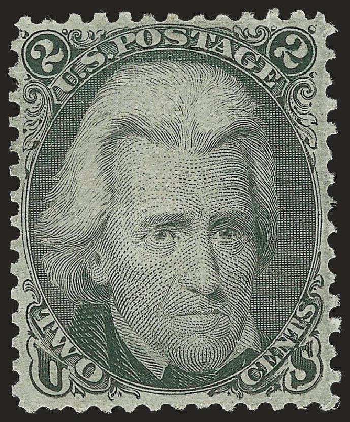 Costs of US Stamp Scott Catalog # 85B: 1868 2c Jackson Grill. Robert Siegel Auction Galleries, Oct 2008, Sale 963, Lot 565
