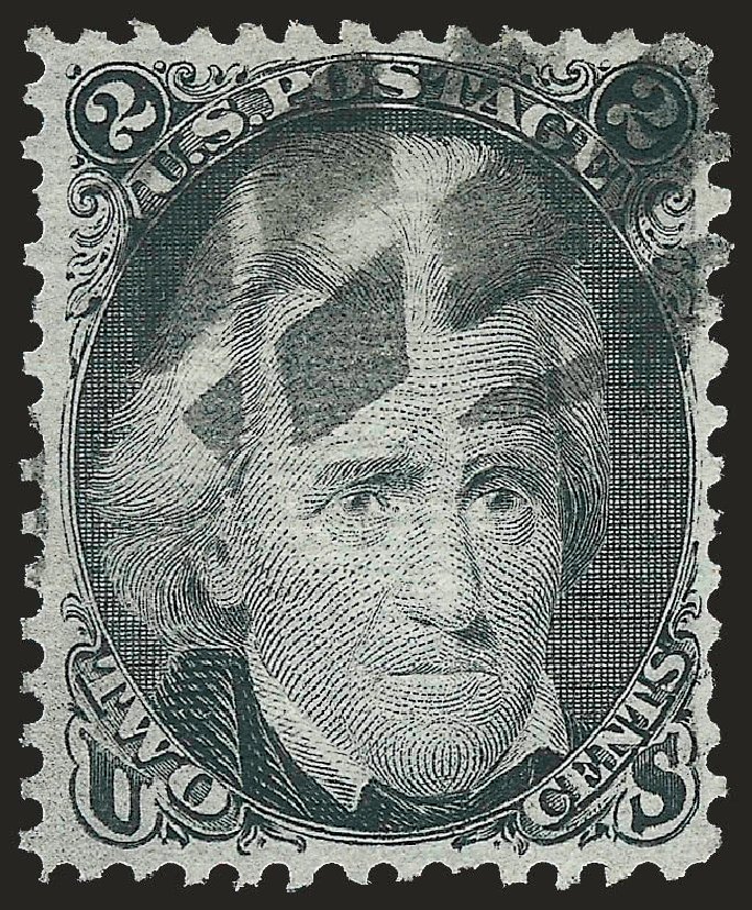 Costs of US Stamps Scott Catalogue # 85B: 1868 2c Jackson Grill. Robert Siegel Auction Galleries, Apr 2010, Sale 984, Lot 325