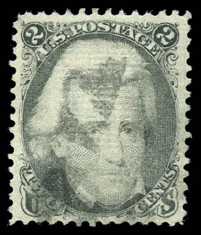 Values of US Stamps Scott Catalogue #85B: 1868 2c Jackson Grill. Matthew Bennett International, Sep 2010, Sale 331, Lot 432