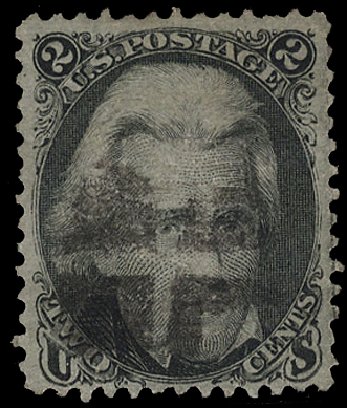 Values of US Stamps Scott 85B - 2c 1868 Jackson Grill. Cherrystone Auctions, Jan 2010, Sale 201001, Lot 72