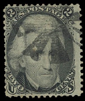 Costs of US Stamps Scott Cat. 85B - 1868 2c Jackson Grill. Daniel Kelleher Auctions, Apr 2012, Sale 629, Lot 192