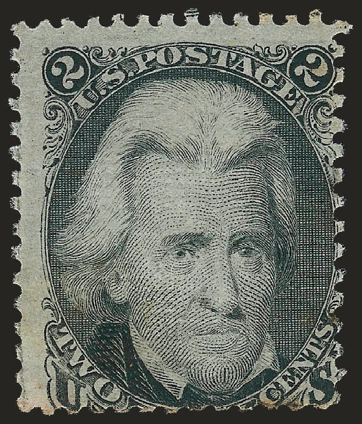 Costs of US Stamps Scott Cat. #85B: 2c 1868 Jackson Grill. Robert Siegel Auction Galleries, Dec 2009, Sale 982, Lot 5242