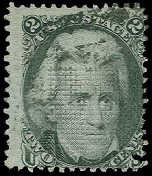 Prices of US Stamp Scott Cat. 85B - 1868 2c Jackson Grill. H.R. Harmer, Jun 2015, Sale 3007, Lot 3163