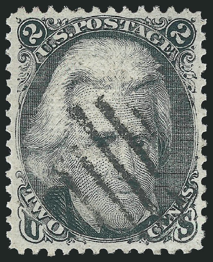 Cost of US Stamp Scott Catalog # 85B: 2c 1868 Jackson Grill. Robert Siegel Auction Galleries, Jun 2012, Sale 1024, Lot 143