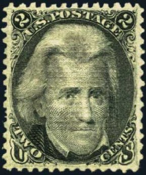 Price of US Stamps Scott Catalogue #85B: 2c 1868 Jackson Grill. Harmer-Schau Auction Galleries, Aug 2012, Sale 94, Lot 1136